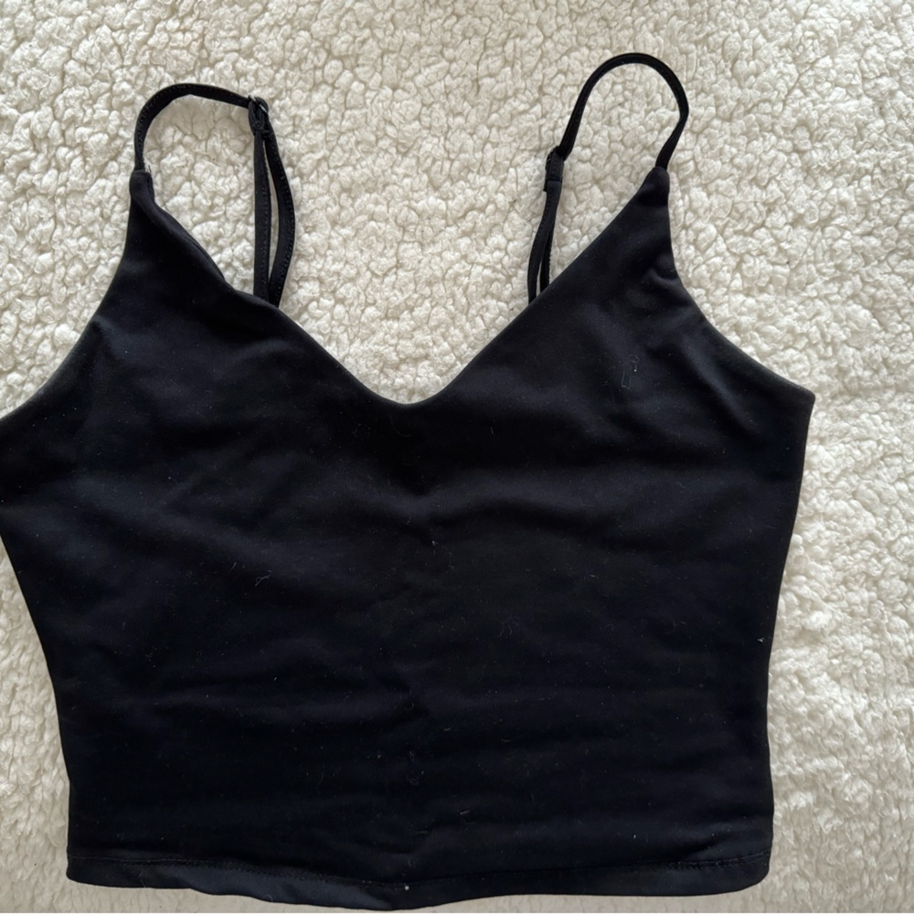 Black tank top